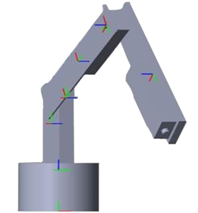 Sliding Mode Control of SolidWorks Designed Robotic Manipulator Co-simulated in MATLAB 1 2e2f4e1a robotic arm