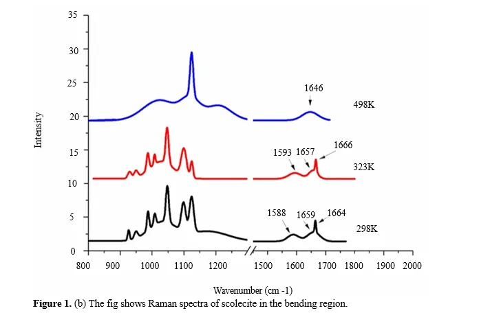Study of Rehydration and Dehydration behavior of Scolecite by insitu Raman spectroscopy 3 figures