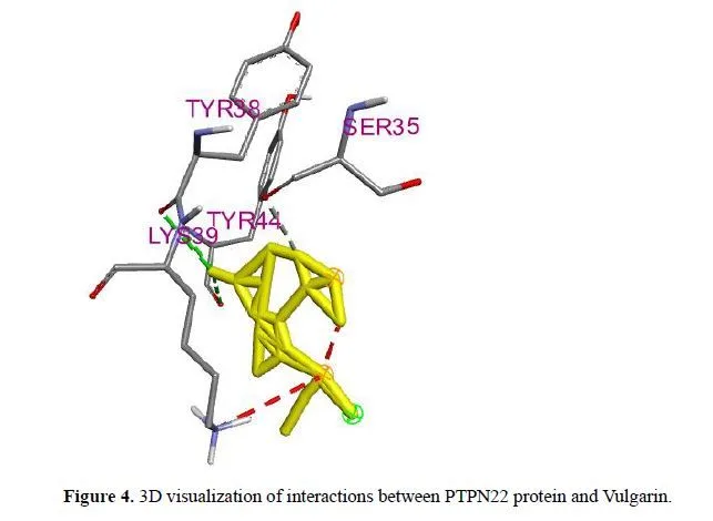 Targeting PTPN22 in Arthritis: Molecular Docking and Pharmacokinetic Evaluation of Artemisia vestita Compounds 5 figures
