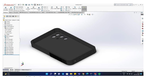 Engineering Design Process of Mobile Back Cover 2 figures