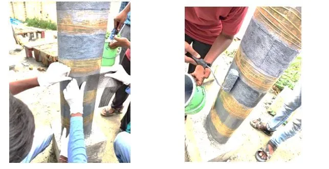 Experimental Study on Load Transfer Mechanism in Columns Retrofitted by Bonding Precast Segments and FRP Wrapping 18 figures