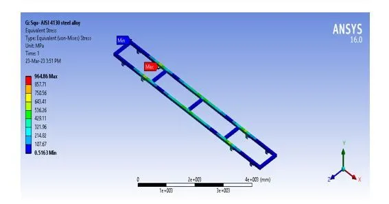 Structural Analysis of Heavy Vehicle Chassis Using Various Geometries and Materials 40 figures
