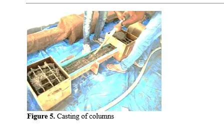 Experimental Study on Load Transfer Mechanism in Columns Retrofitted by Bonding Precast Segments and FRP Wrapping 6 figures