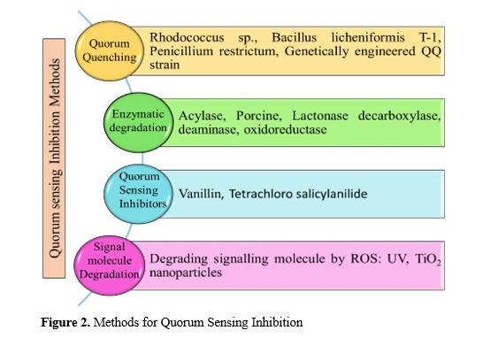 Inhibition of Quorum Sensing to Mitigate the Risks of Membrane Biofouling in Biological Wastewater Treatment 3 figures
