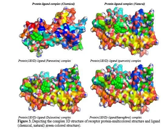 Unveiling Nature’s Potential: In Silico Exploration and Identification of Herbal Remedies for Major Depressive Disorder Through Molecular Interaction Studies 4 figures