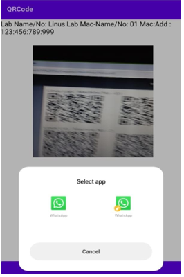 QR Code Application for Hardware Devices 4 figures