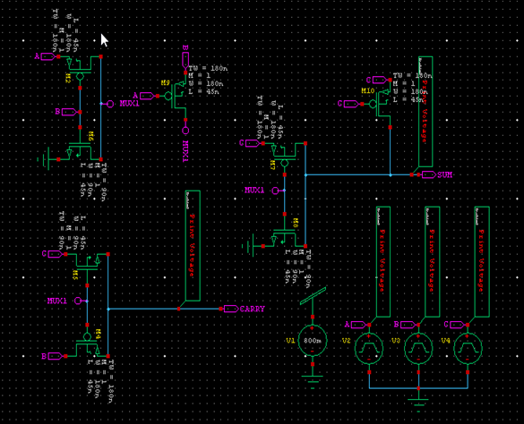 Design and Simulation of Low-power, High-speed Effective Area Mux Based One-bit Full Adder Using CMOS Technology 5 figures
