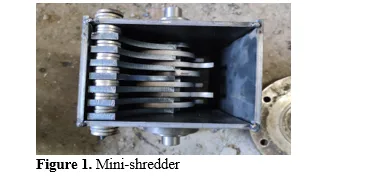 Recycling of Plastic Waste Using Mini Shredder 2 figures
