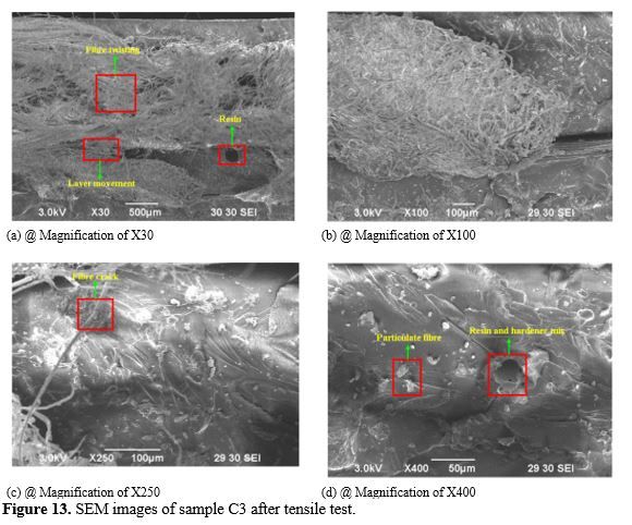 Considerations on Fractured Edge Dislocations of Mechanical Tested Hand Laid Hemp Flax GFRP Hybrid Polymer Composites with SEM Verifications 20 figures