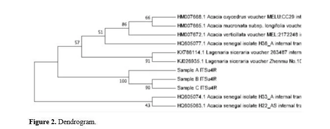 Genetic Authentication of Acacia Senegal (L.) Wild 3 figures
