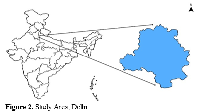 Freshwater Resources in Delhi: A Decadal Analysis of Land Use Changes 3 figures