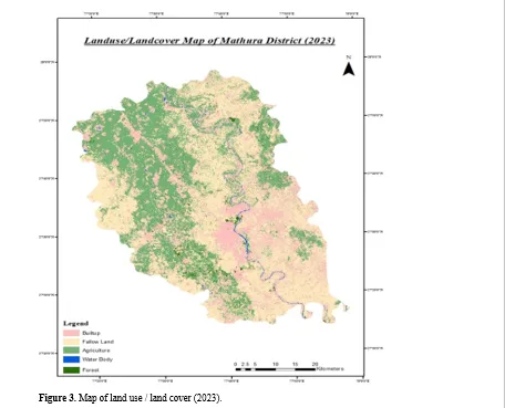 Polymer Composite Mapping: Analyzing Land Use/Land Cover Changes in Mathura District, Uttar Pradesh, India 4 figures