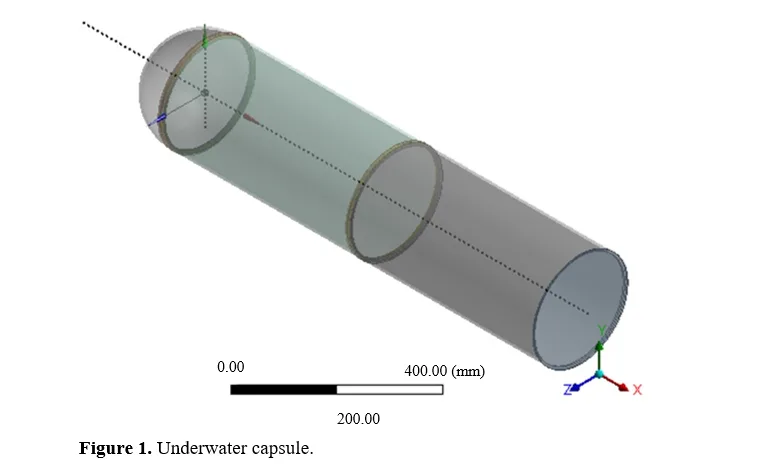 Affect of Finite Element Modelling on Static Behavior of Underwater Shell 2 figures