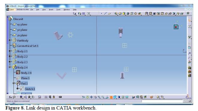 Conceptual Design and Static Model Analysis of Landing Gear 9 figures
