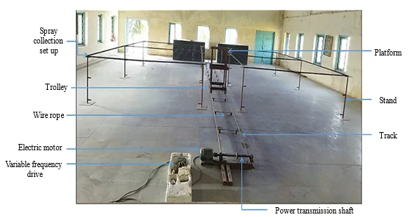 Evaluation of UAV Spaying System for Droplet Size and Droplet Density Using Rotary Centrifugal Nozzles Boom 2 figures