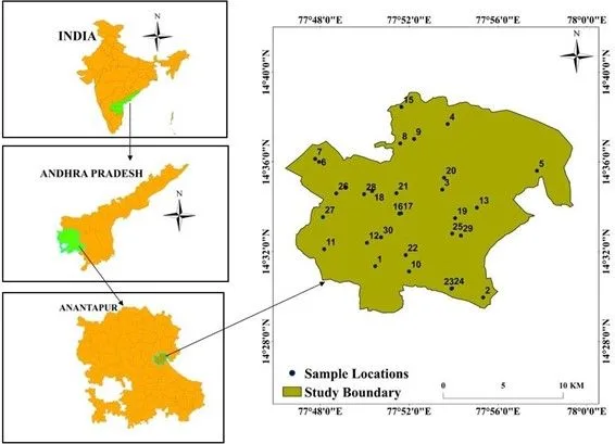Groundwater Quality Assessment for Drinking and Irrigation Purposes in Tadimarri Mandal, Sri Sathya Sai District, Andhra Pradesh Using Water Quality Index and Geospatial Techniques 2 figures